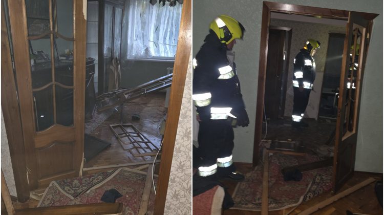 FOTO Detalii despre explozia de pe strada Albișoara: Deflagrația s-a produs în baia apartamentului
