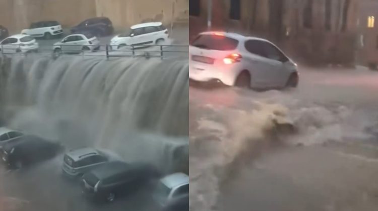 Inundații devastatoare în Ibiza și Sicilia. Străzile s-au transformat în râuri
