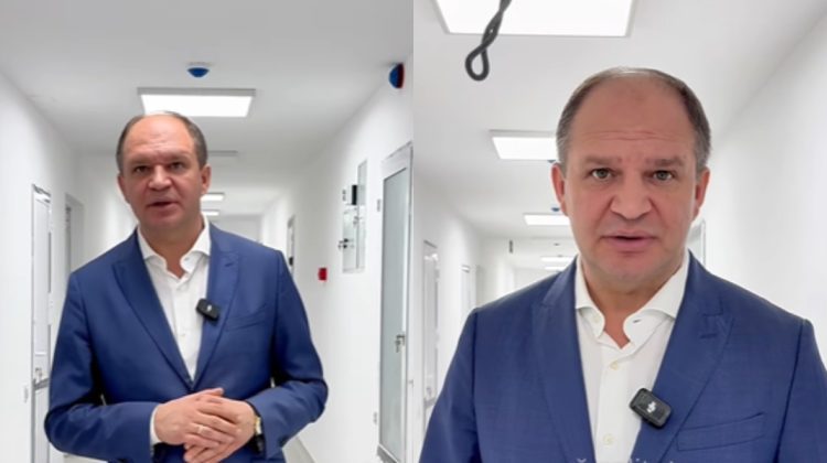 VIDEO Ion Ceban, în inspecție la Spitalul „Gheorghe Paladi”, unde au loc lucrări de reabilitare