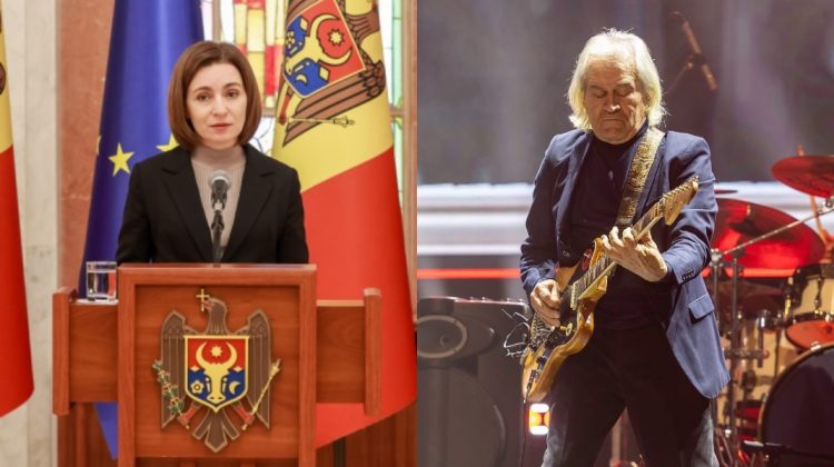 Maia Sandu a transmis condoleanțe familiei lui Alexandru Cazacu, chitaristul formației „Noroc”
