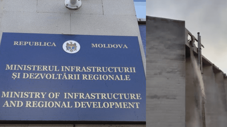 MIDR, despre molozul aruncat de pe clădirea fostului hotel Dacia: Anterior au existat prescripții. INST investighează