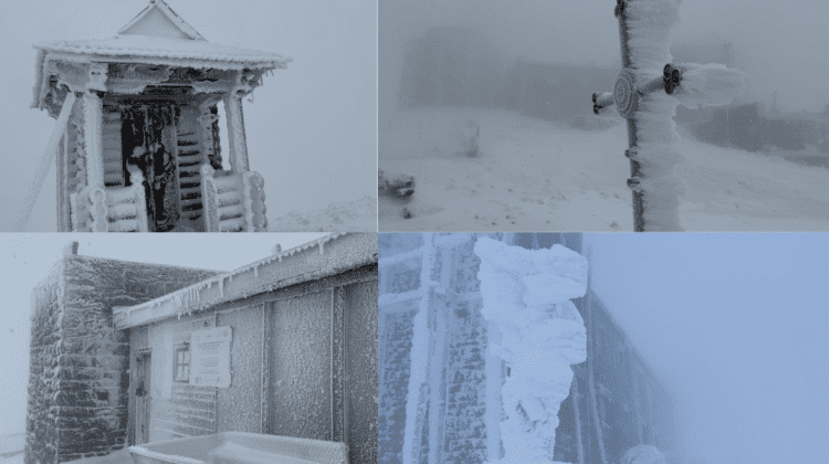 FOTO Zăpadă de jumătate de metru în Carpați! În octombrie ninge și viscolește ca de Revelion