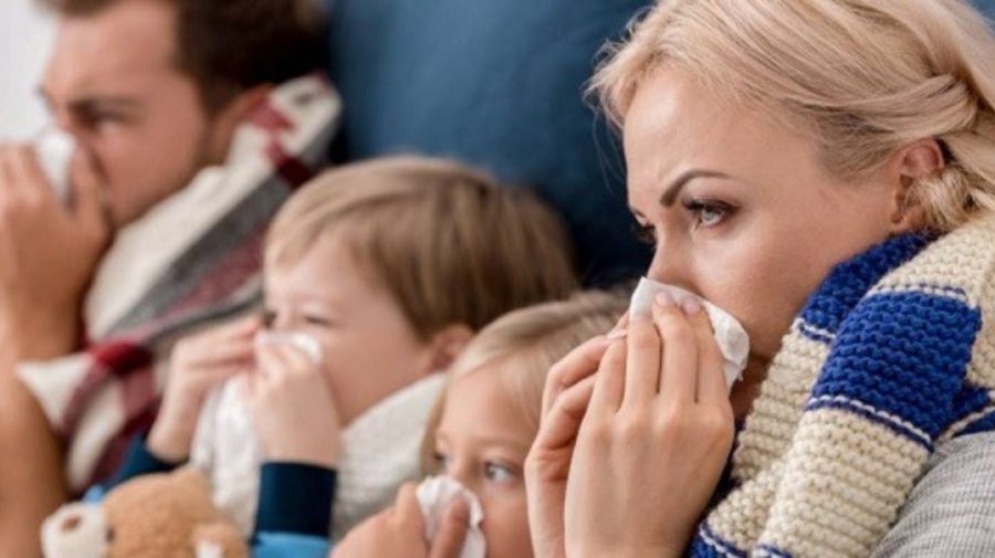 Peste 1.700 de cazuri de infecții respiratorii înregistrate într-o săptămână, majoritatea la copii