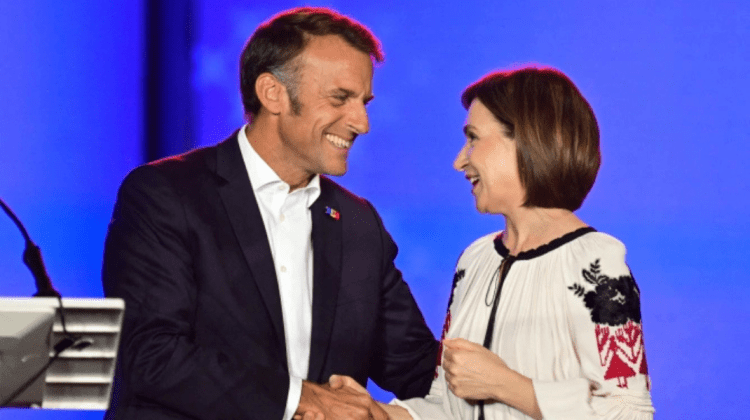 Valorează sute de euro! Cadourile pe care i le-au oferit Emmanuel Macron și papa de la Roma Maiei Sandu