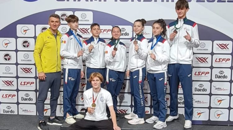 Aur, argint și bronz! Moldova a obținut 7 medalii la Campionatul European printre țările mici la taekwondo
