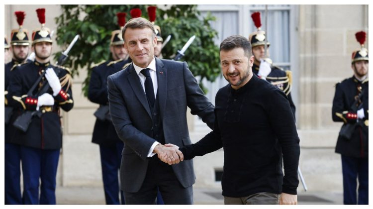 Macron îl primește pe Zelenski la Paris pentru discuții bilaterale