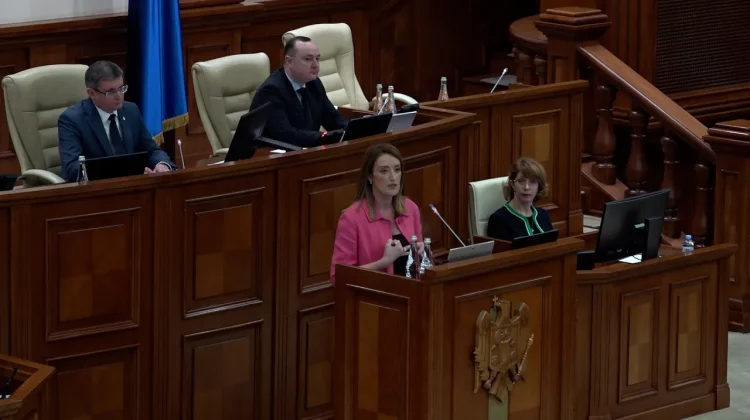 NO COMMENT | PREȘEDINTA PARLAMENTULUI EUROPEAN, ROBERTA METSOLA, ÎN VIZITĂ OFICIALĂ LA CHIȘINĂU