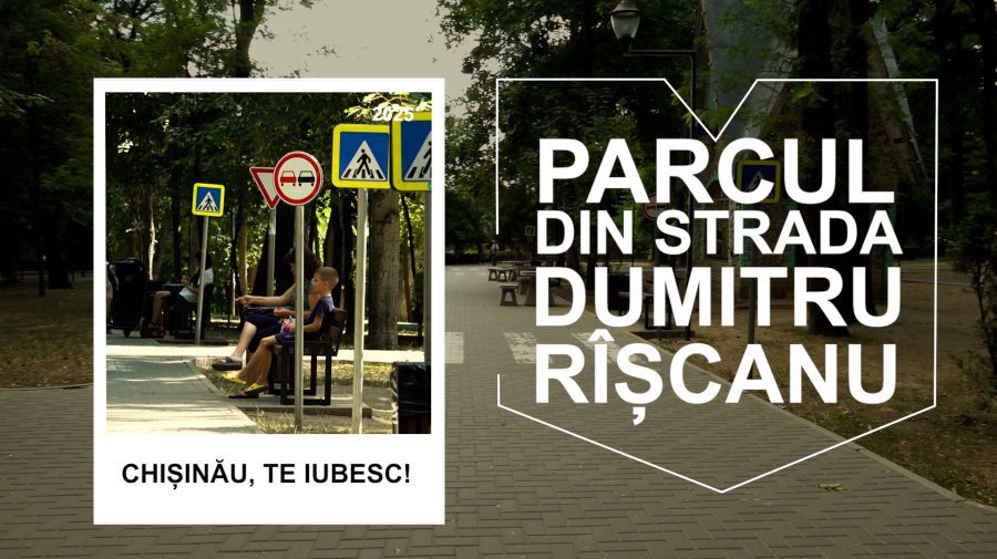 Parcul din strada Dumitru Rîşcanu – un loc unde copiii sunt instruiți în domeniul siguranței rutiere