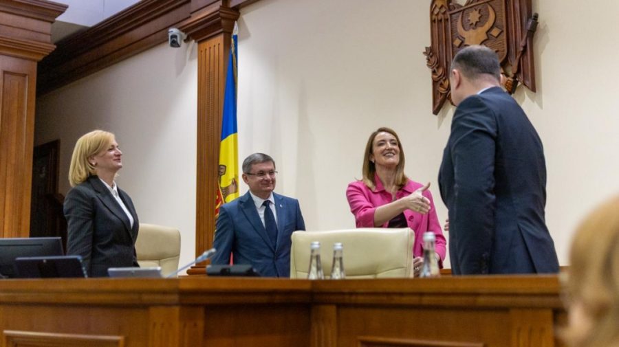 Mesajul Robertei Metsola de la Chișinău pentru opoziția prorusă