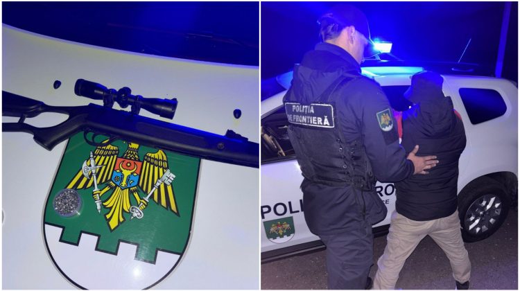 Braconaj stopat la Soroca: Un bărbat, reținut de Poliția de Frontieră cu armă ilegală