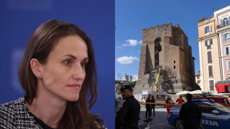 Doi români, răniți în urma prăbușirii unei clădiri la Roma. Oana Țoiu: „Suntem în contact cu autoritățile italiene”