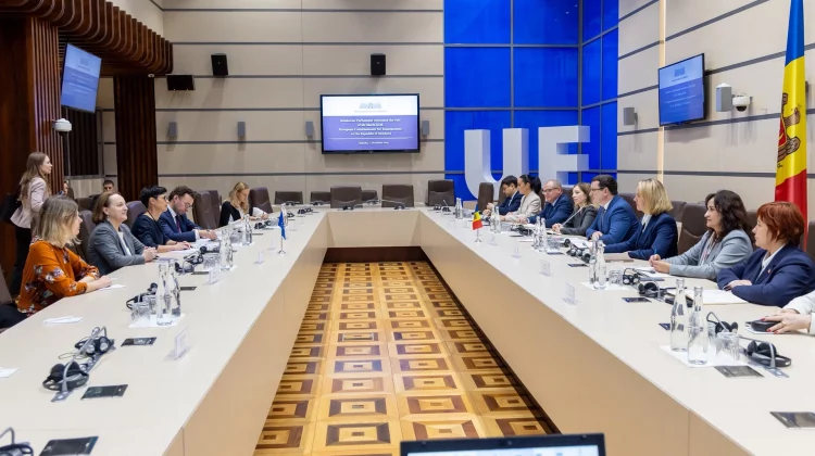 Bulevardul Europei din Bălți, discutat de Elena Grițco și comisarul european Marta Kos