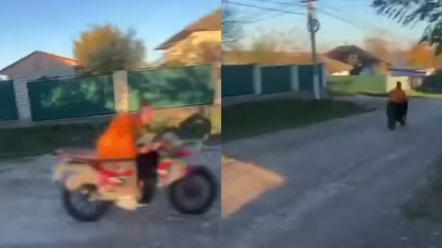 VIDEO Filmări șocante în nordul țării: Un minor a fost surprins pe motocicletă încălcând regulile
