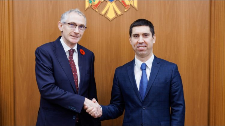Canada își reafirmă sprijinul pentru Moldova: Mihai Popșoi a discutat cu Gavin Buchan