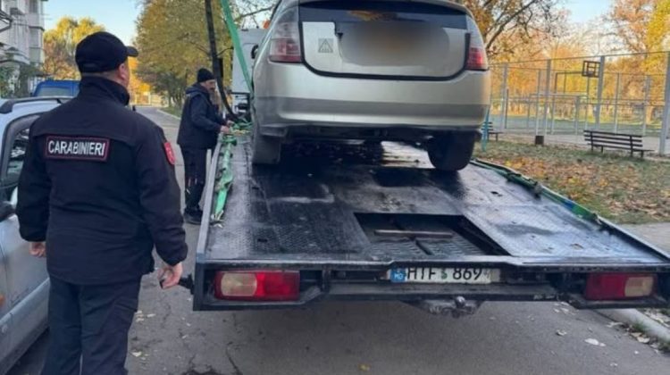 Un șofer în stare de ebrietate, oprit de carabinierii din Bălți