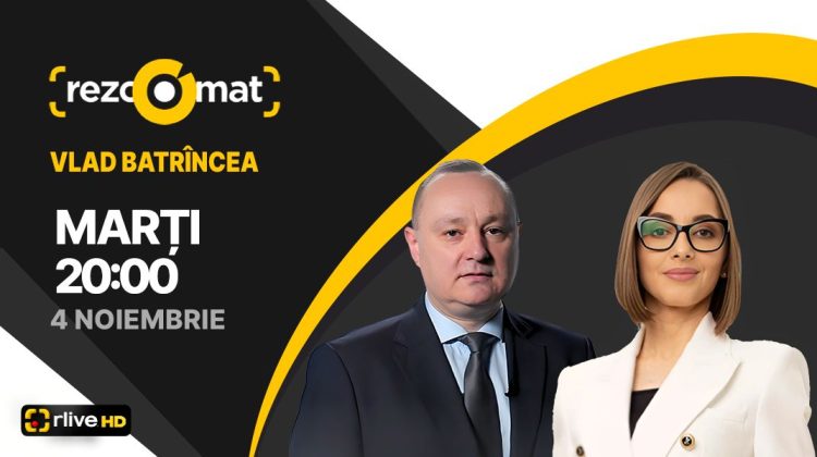 Vicepreședintele Parlamentului, Vlad Batrîncea, este invitatul emisiunii Rezoomat!